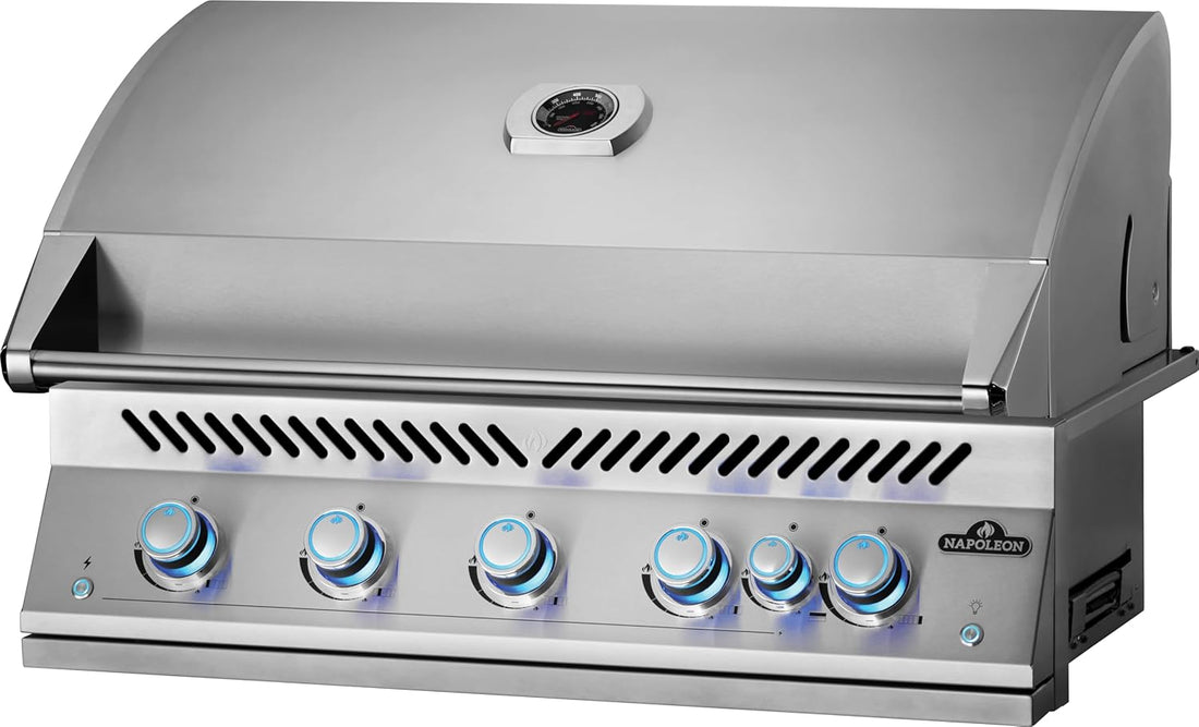 Napoleon - Built-In 700 Series 38" Natural Gas Stainless Steel Grill with Infrared Rear Burner - BIG38RBNSS-1