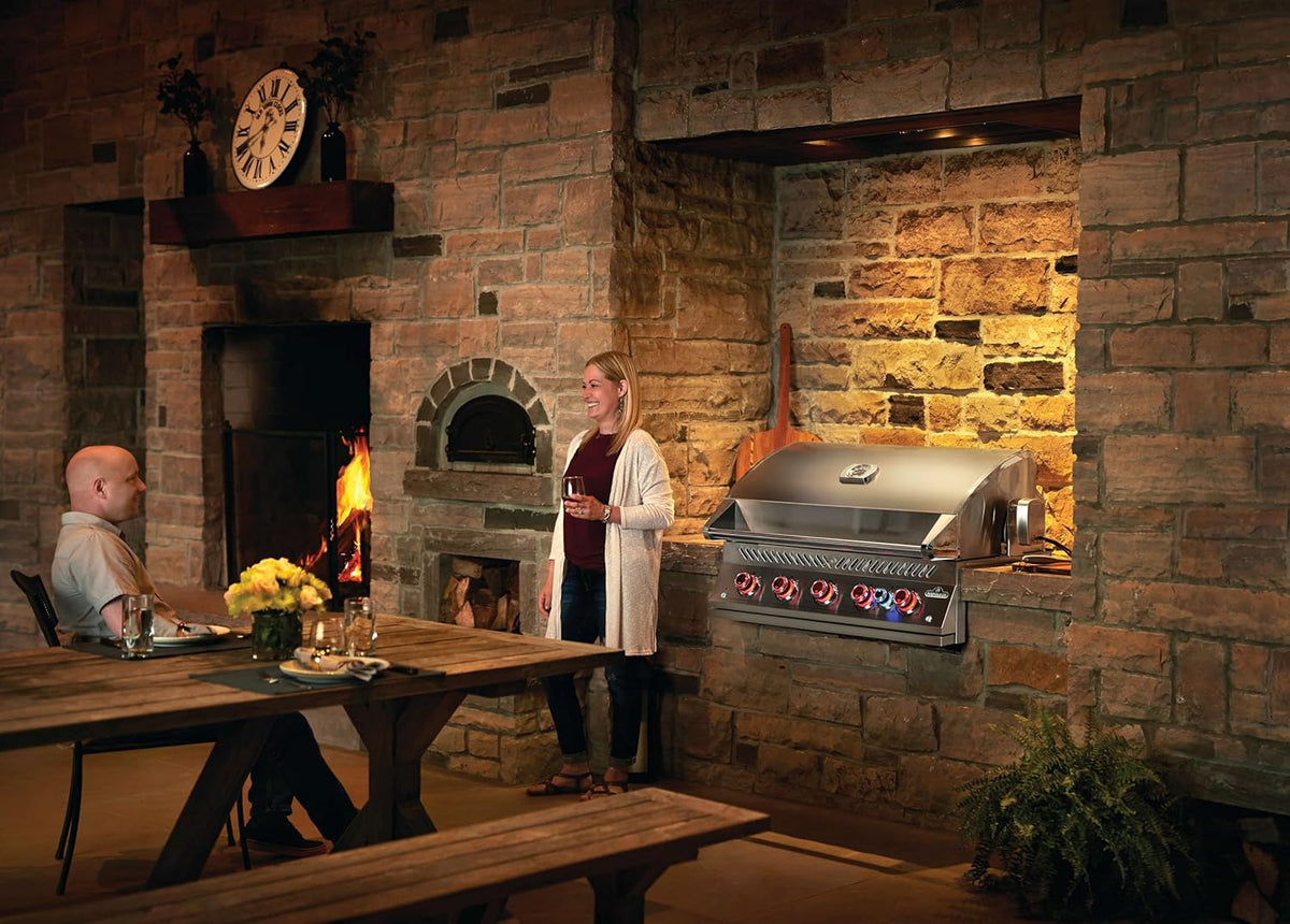 Napoleon - Built-In 700 Series 38" Propane Stainless Steel Grill with Infrared Rear Burner - BIG38RBPSS-1