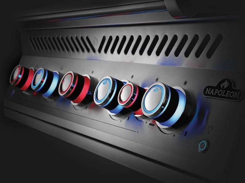 Napoleon - Built-In 700 Series 38" Natural Gas Stainless Steel Grill with Infrared Rear Burner - BIG38RBNSS-1