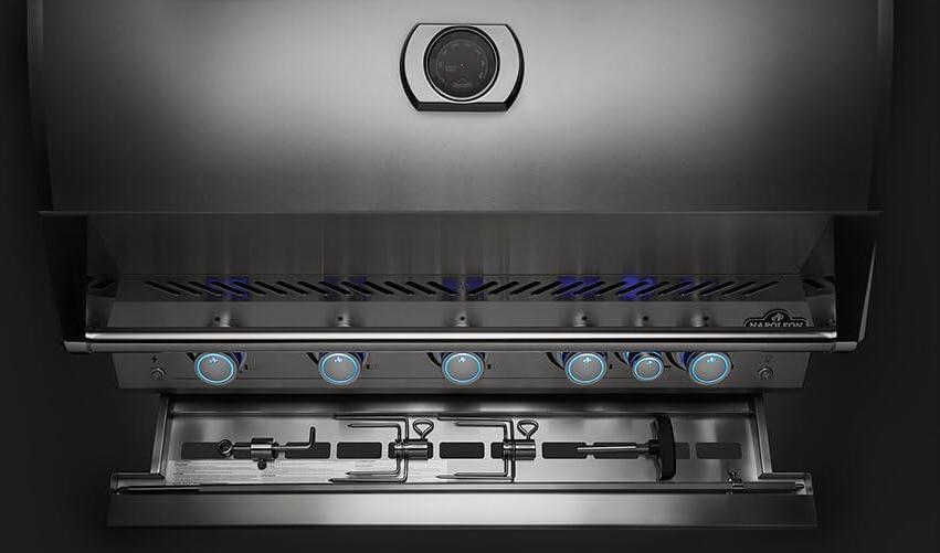 Napoleon - Built-In 700 Series 38" Natural Gas Stainless Steel Grill with Infrared Rear Burner - BIG38RBNSS-1