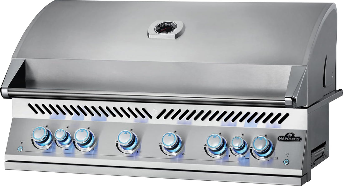 Napoleon - Built-In 700 Series 44" Natural Gas Stainless Steel Grill with Dual Infrared Rear Burners - BIG44RBNSS-1