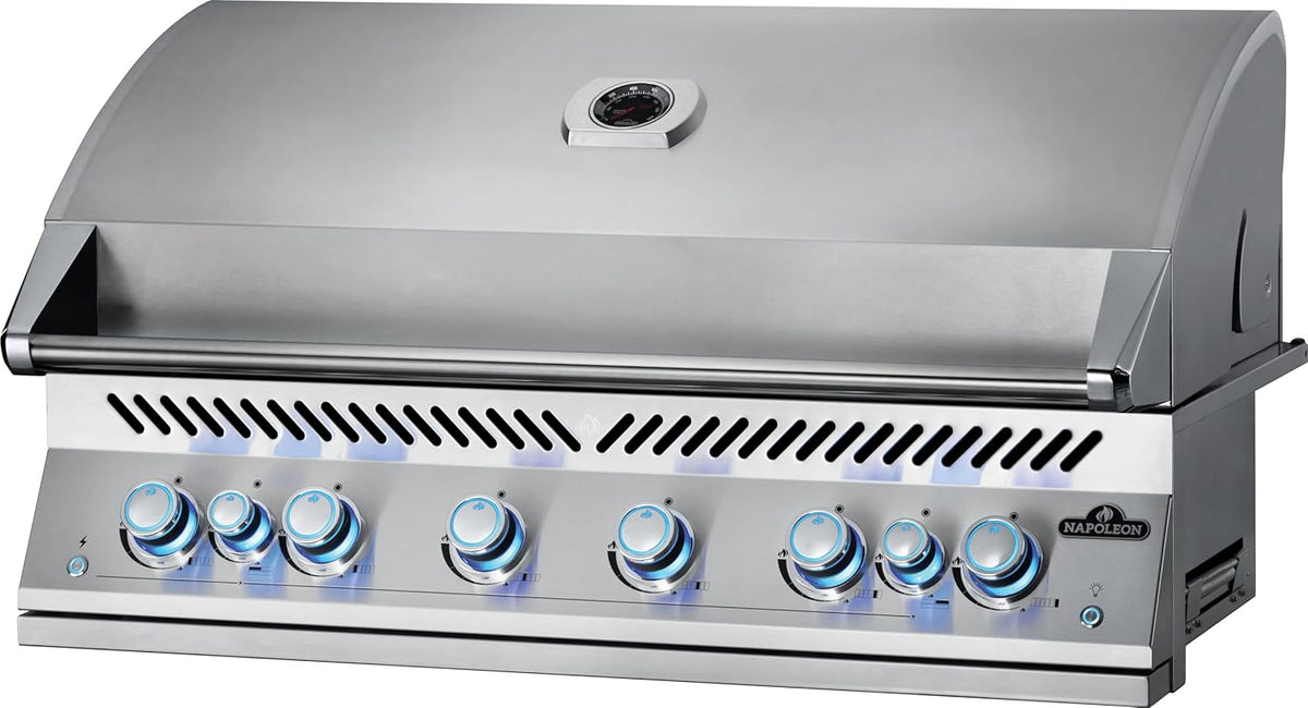 Napoleon - Built-In 700 Series 44" Propane Stainless Steel Grill with Dual Infrared Rear Burners - BIG44RBPSS-1