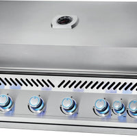 Napoleon - Built-In 700 Series 44" Natural Gas Stainless Steel Grill with Dual Infrared Rear Burners - BIG44RBNSS-1
