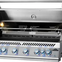 Napoleon - Built-In 700 Series 44" Natural Gas Stainless Steel Grill with Dual Infrared Rear Burners - BIG44RBNSS-1