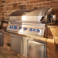 Napoleon - Built-In 700 Series 44" Natural Gas Stainless Steel Grill with Dual Infrared Rear Burners - BIG44RBNSS-1