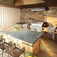 Napoleon - Built-In 700 Series 44" Natural Gas Stainless Steel Grill with Dual Infrared Rear Burners - BIG44RBNSS-1
