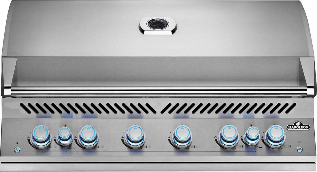 Napoleon - Built-In 700 Series 44" Natural Gas Stainless Steel Grill with Dual Infrared Rear Burners - BIG44RBNSS-1