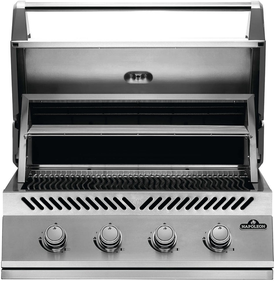 Napoleon - Built-in 500 Series 32" Natural Gas Stainless Steel Grill Head - BI32NSS