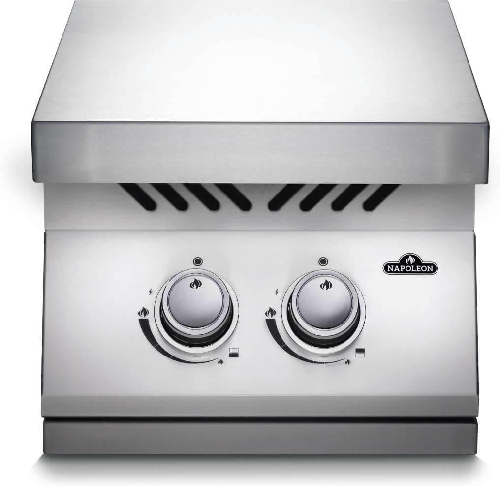 Napoleon - Built-in 500 Series Propane Inline Dual Range Top Burner with Cover - BI12RTPSS