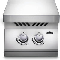 Napoleon - Built-in 500 Series Natural Gas Inline Dual Range Top Burner with Cover - BI12RTNSS