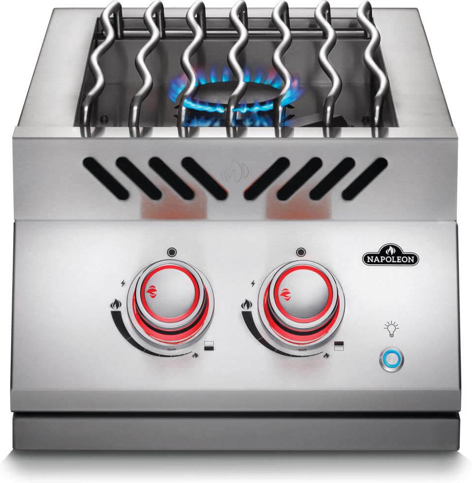 Napoleon - Built-in 700 Series 12" Propane Stainless Steel Inline Dual Range Burner - BIB12RTPSS