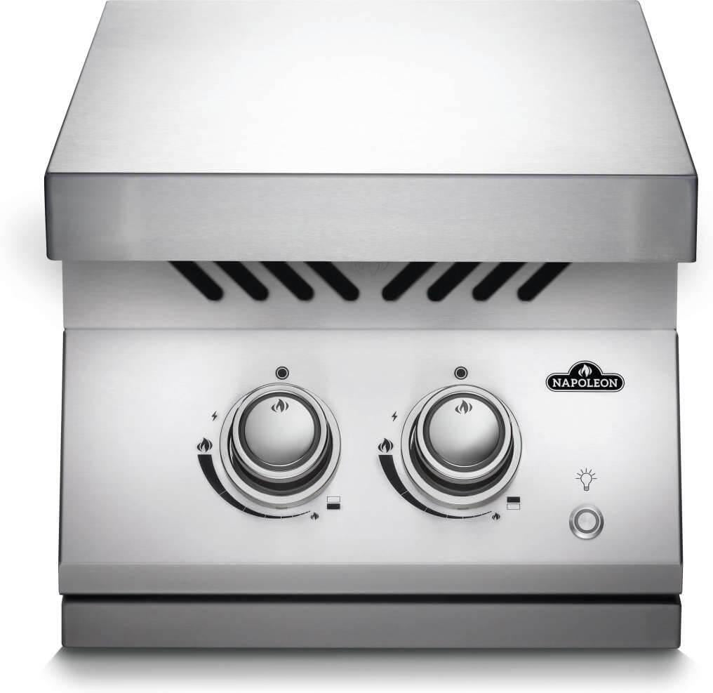 Napoleon - Built-in 700 Series 12" Propane Stainless Steel Inline Dual Range Burner - BIB12RTPSS