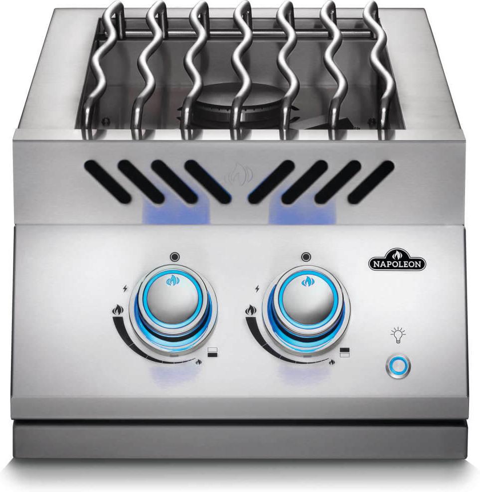 Napoleon - Built-in 700 Series 12" Propane Stainless Steel Inline Dual Range Burner - BIB12RTPSS