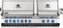 Napoleon - Built-in Prestige® PRO 825 Propane Grill with Infrared Bottom & Rear Burner - BIPRO825RBIPSS-3