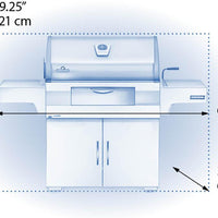 Napoleon - Charcoal Professional Grill, Stainless Steel - PRO605CSS