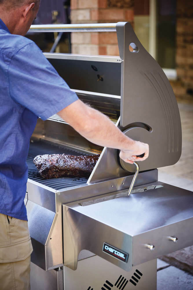 Napoleon - Charcoal Professional Grill, Stainless Steel - PRO605CSS