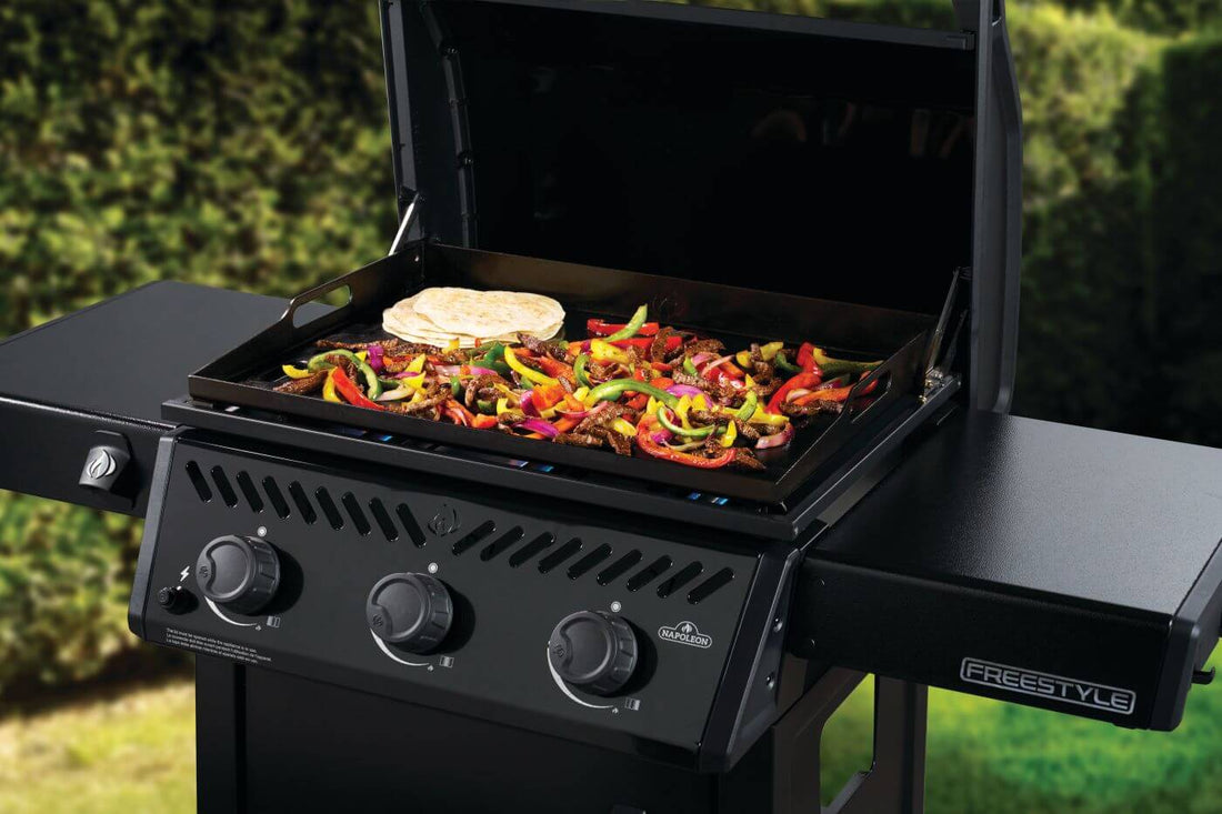Napoleon - Freestyle™ 24 Inch Pre-seasoned Non-Stick Griddle, Natural gas - F24DFTNK