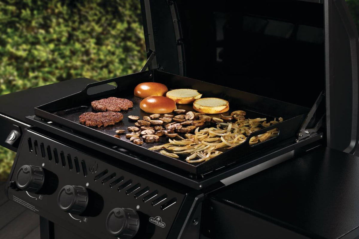 Napoleon - Freestyle™ 24 Inch Pre-seasoned Non-Stick Griddle, Natural gas - F24DFTNK
