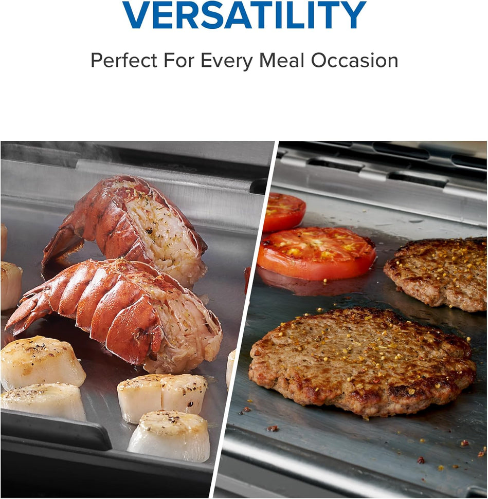 Napoleon - Freestyle™ 36 Inch Pre-seasoned Non-Stick Griddle, Natural gas - F36FTNMK