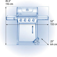 Napoleon - Freestyle™ 425 Propane Gas Grill, Matte Black - F425DPMK-1