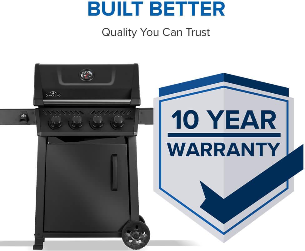 Napoleon - Freestyle™ 425 Natural Gas Grill, Matte Black - F425DNMK-1