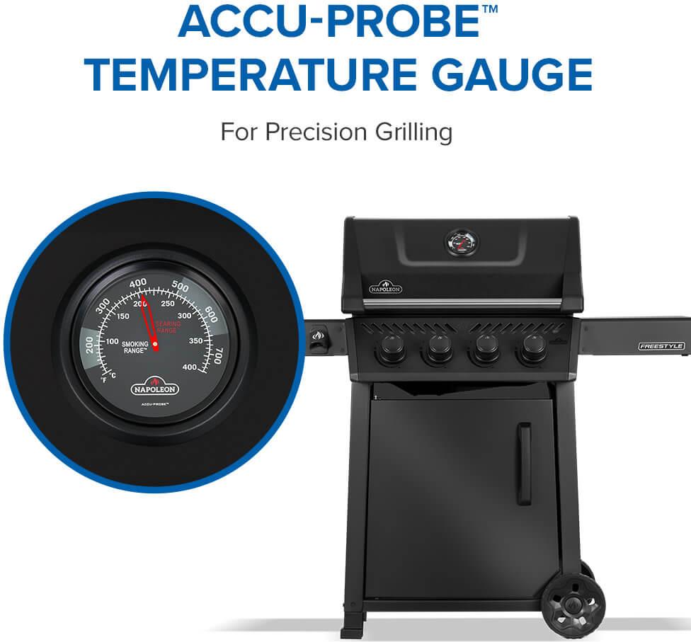 Napoleon - Freestyle™ 425 Natural Gas Grill, Matte Black - F425DNMK-1