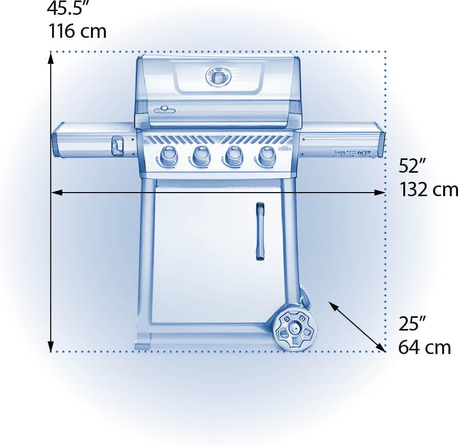 Napoleon - Freestyle™ 425 Natural Gas Grill, Matte Black - F425DNMK-1