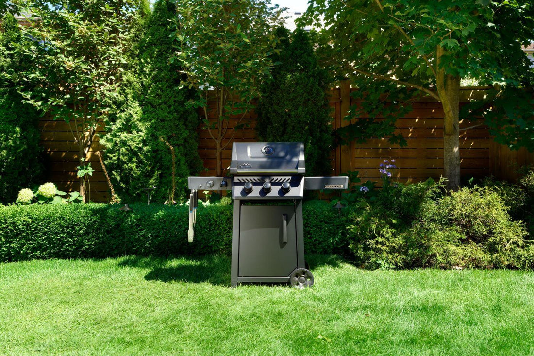 Napoleon - Freestyle™ PRO 365 Propane Gas Grill with Infrared Side Burner, Matte Black - FP365DSIBPMK-1