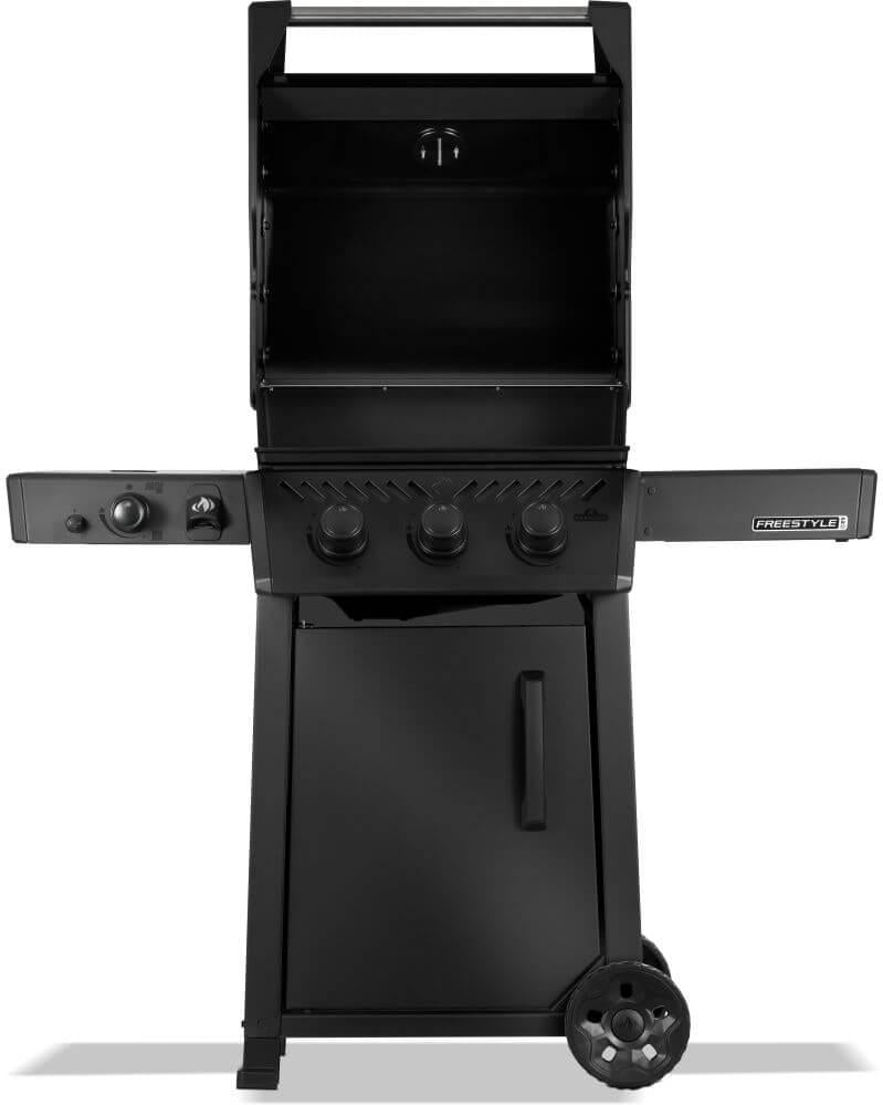 Napoleon - Freestyle™ PRO 365 Propane Gas Grill with Infrared Side Burner, Matte Black - FP365DSIBPMK-1