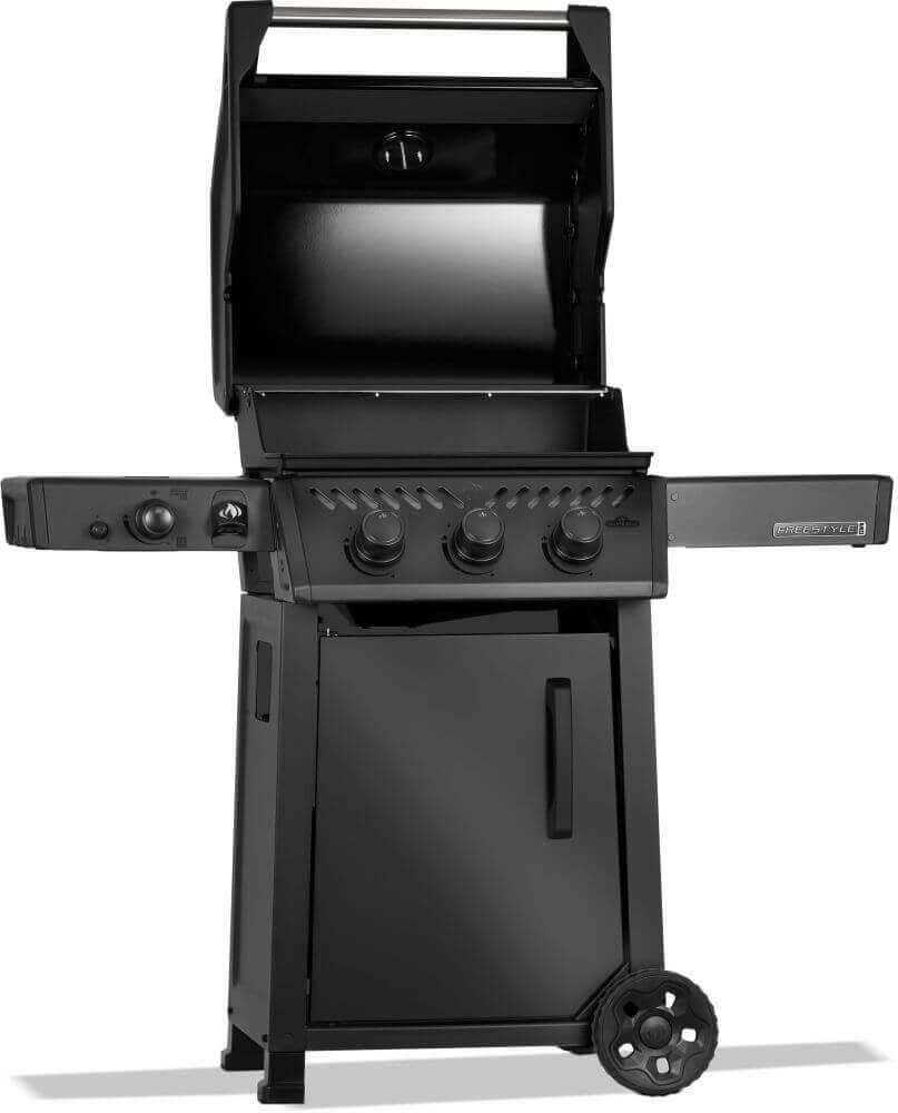 Napoleon - Freestyle™ PRO 365 Propane Gas Grill with Infrared Side Burner, Matte Black - FP365DSIBPMK-1