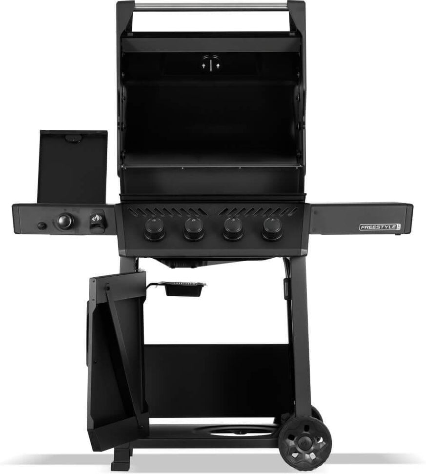 Napoleon - Freestyle™ PRO 425 Natural Gas Grill with Infrared Side Burner, Matte Black - FP425DSIBNMK-1