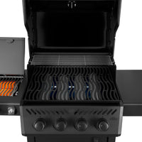 Napoleon - Freestyle™ PRO 425 Natural Gas Grill with Infrared Side Burner, Matte Black - FP425DSIBNMK-1