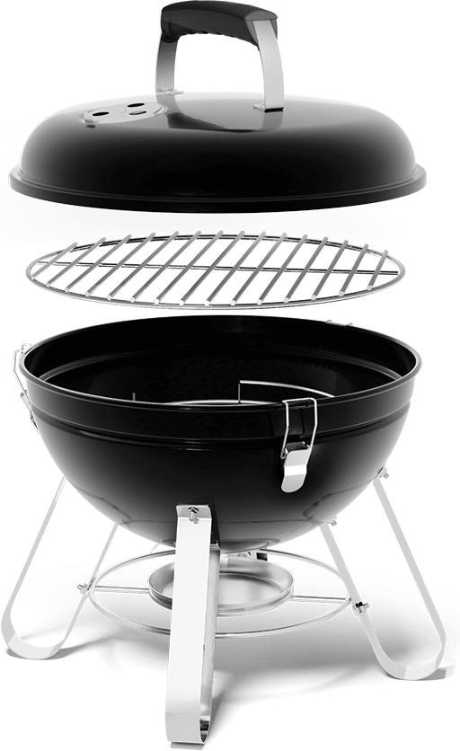 Napoleon - Legend® 14 Charcoal Kettle Grill, Black - NK14K-LEG-3