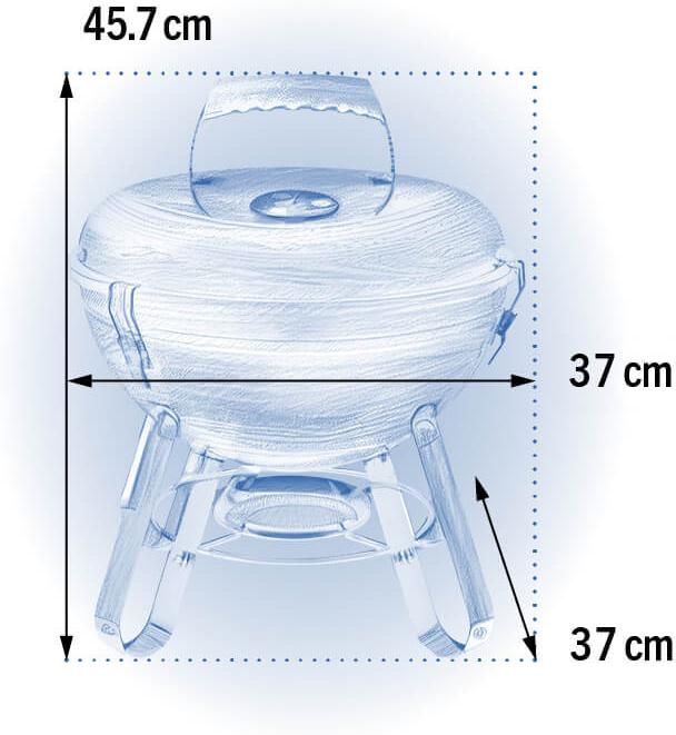 Napoleon - Legend® 14 Charcoal Kettle Grill, Black - NK14K-LEG-3