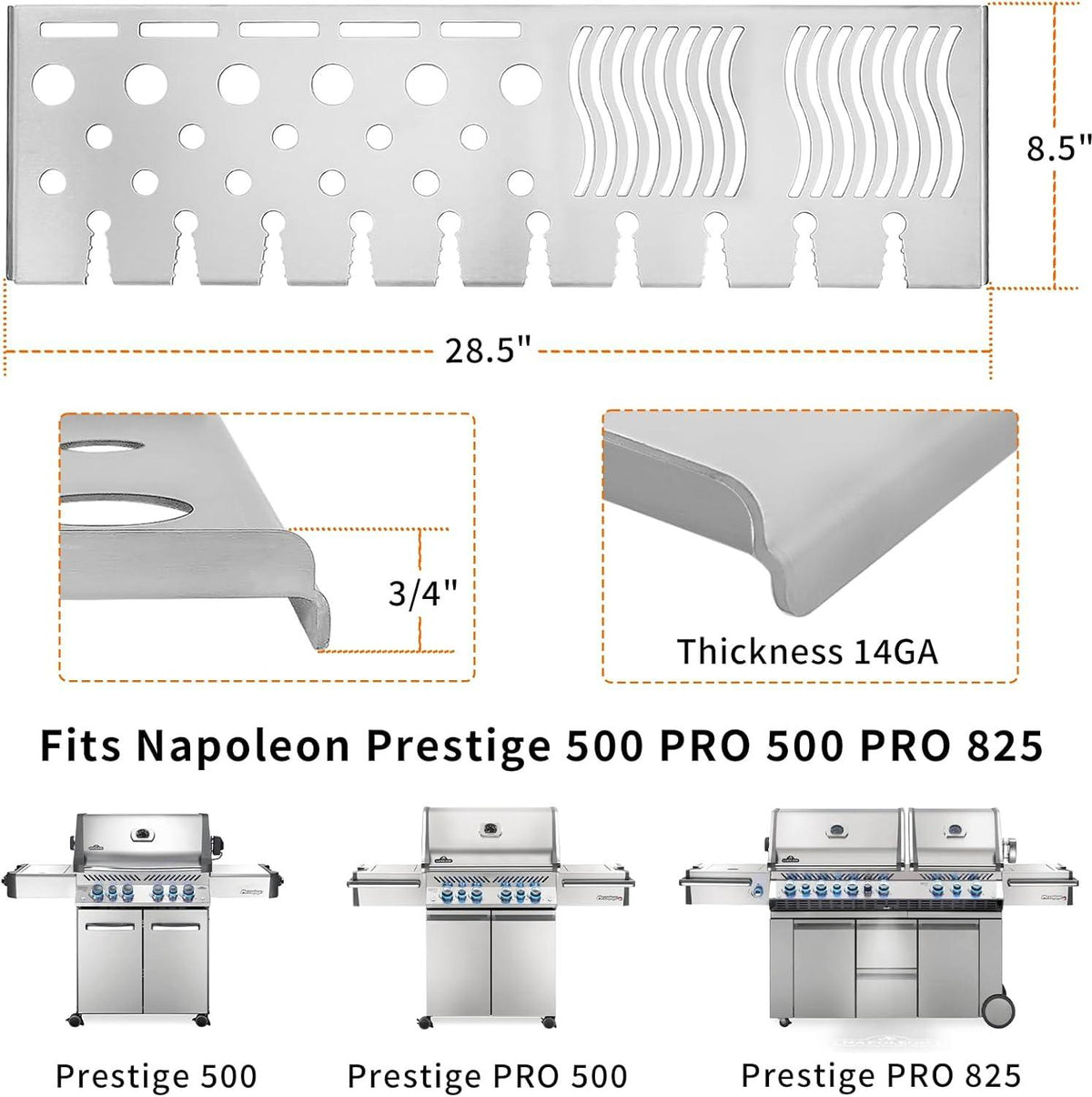 Napoleon - Multifunctional Warming Rack for Prestige® / PRO 500 - 71500