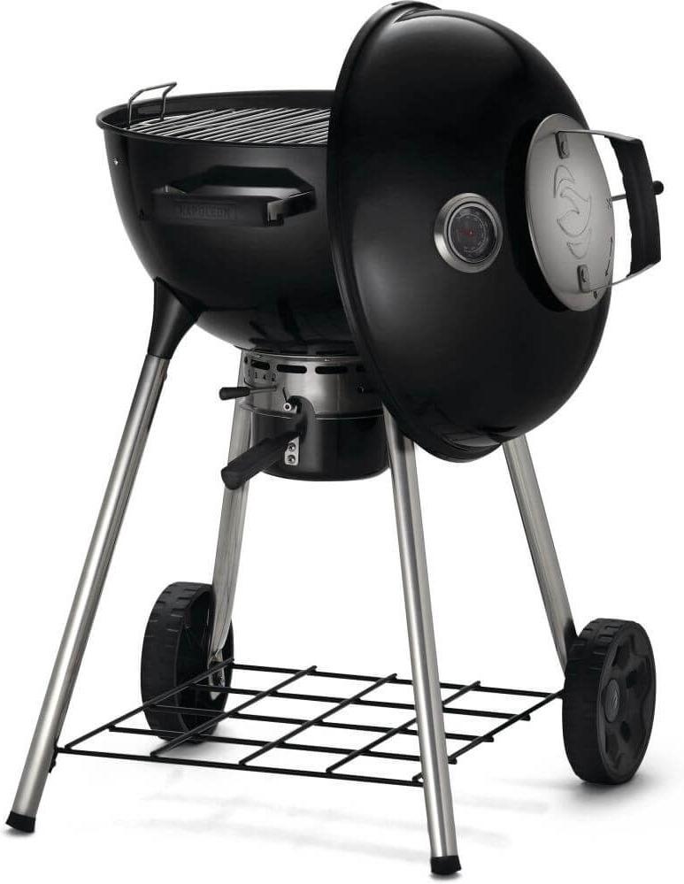 Napoleon - NK18 Charcoal Kettle Grill, Black - NK18K-LEG-3