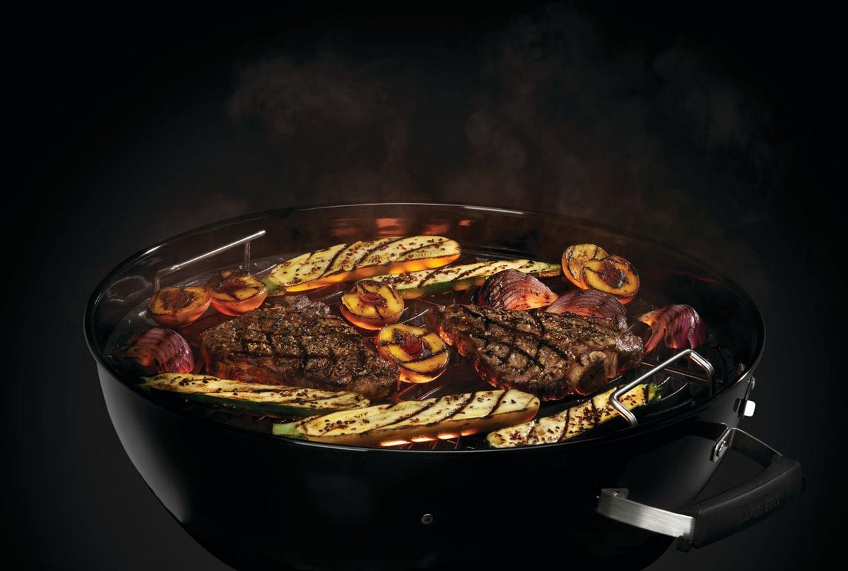 Napoleon - NK18 Charcoal Kettle Grill, Black - NK18K-LEG-3