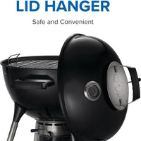 Napoleon - NK18 Charcoal Kettle Grill, Black - NK18K-LEG-3