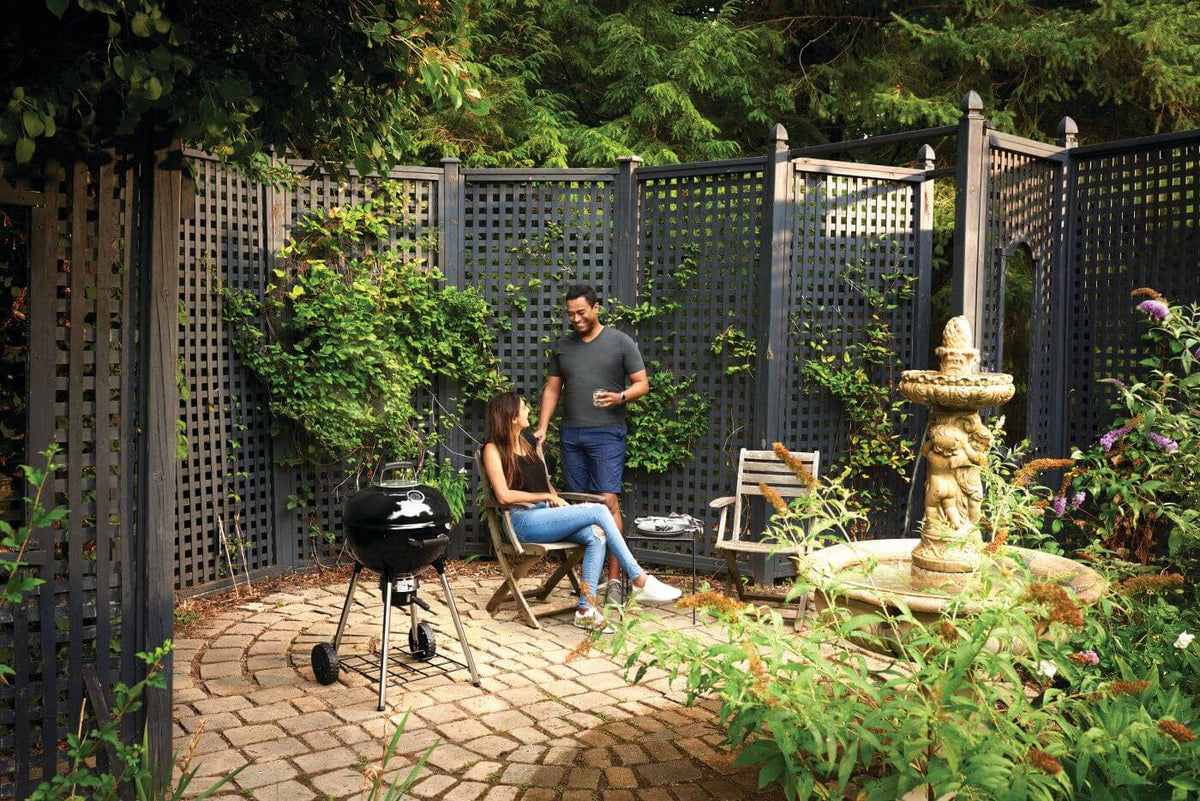 Napoleon - NK18 Charcoal Kettle Grill, Black - NK18K-LEG-3