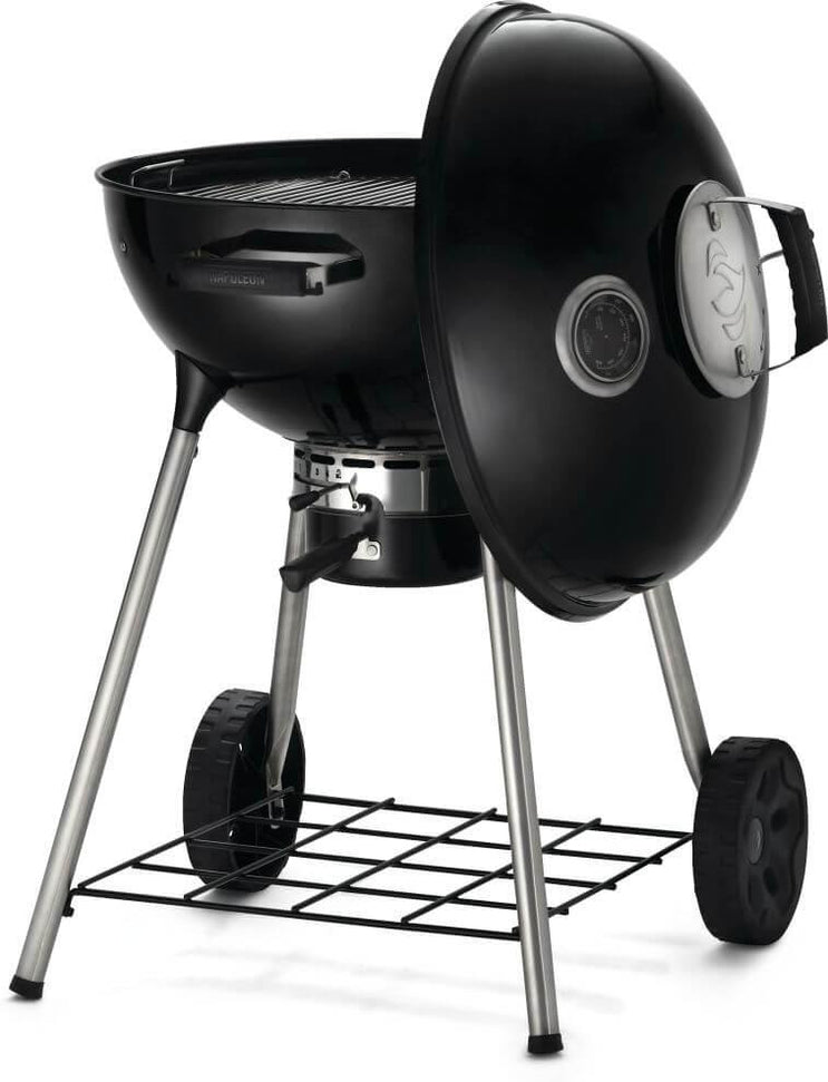 Napoleon - NK22 Charcoal Kettle Grill, Black - NK22K-LEG-3