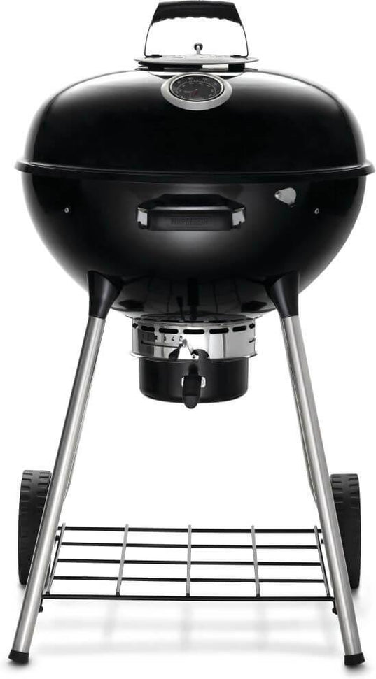 Napoleon - NK22 Charcoal Kettle Grill, Black - NK22K-LEG-3