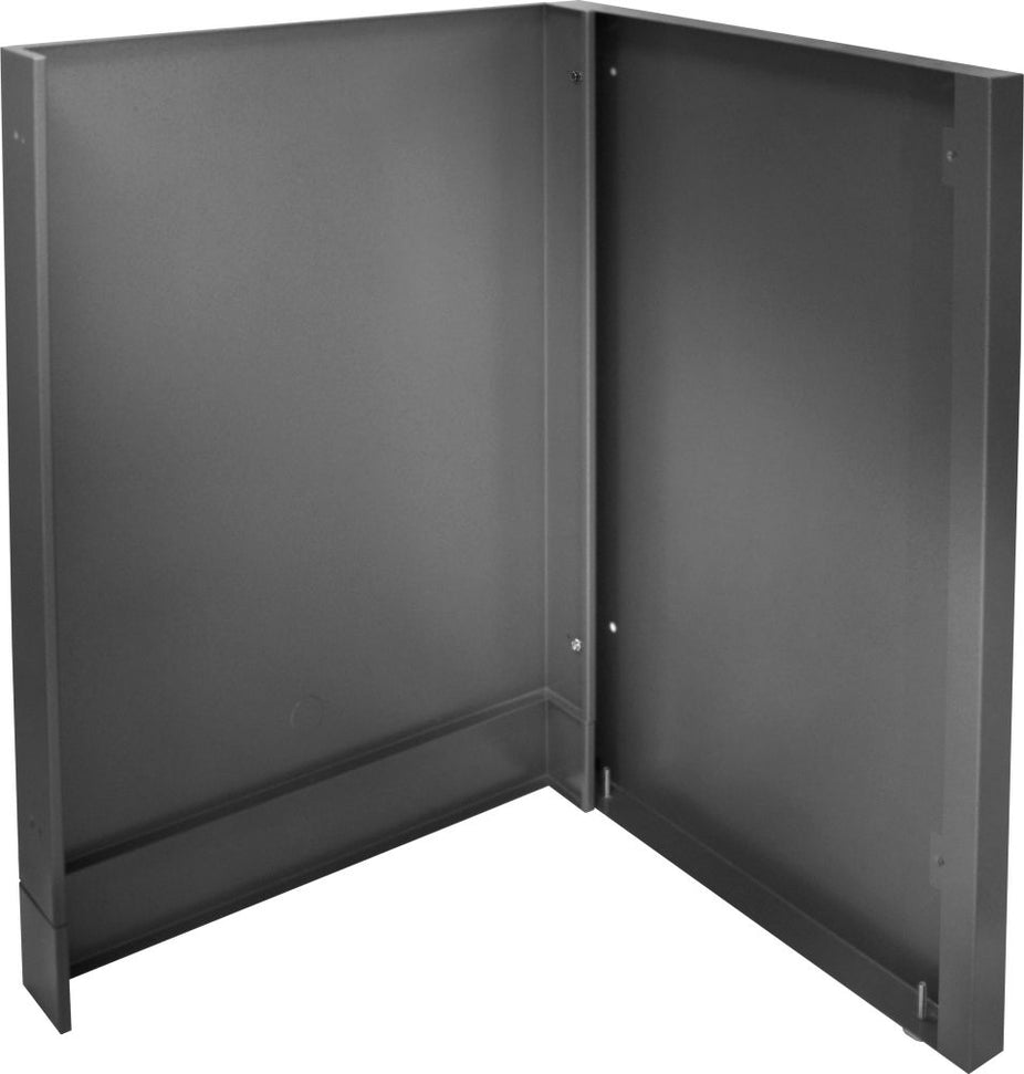 Napoleon - OASIS™ Enclosure Kit for Fridge - End of Run, Matte Black - IM-1DFEP-MK