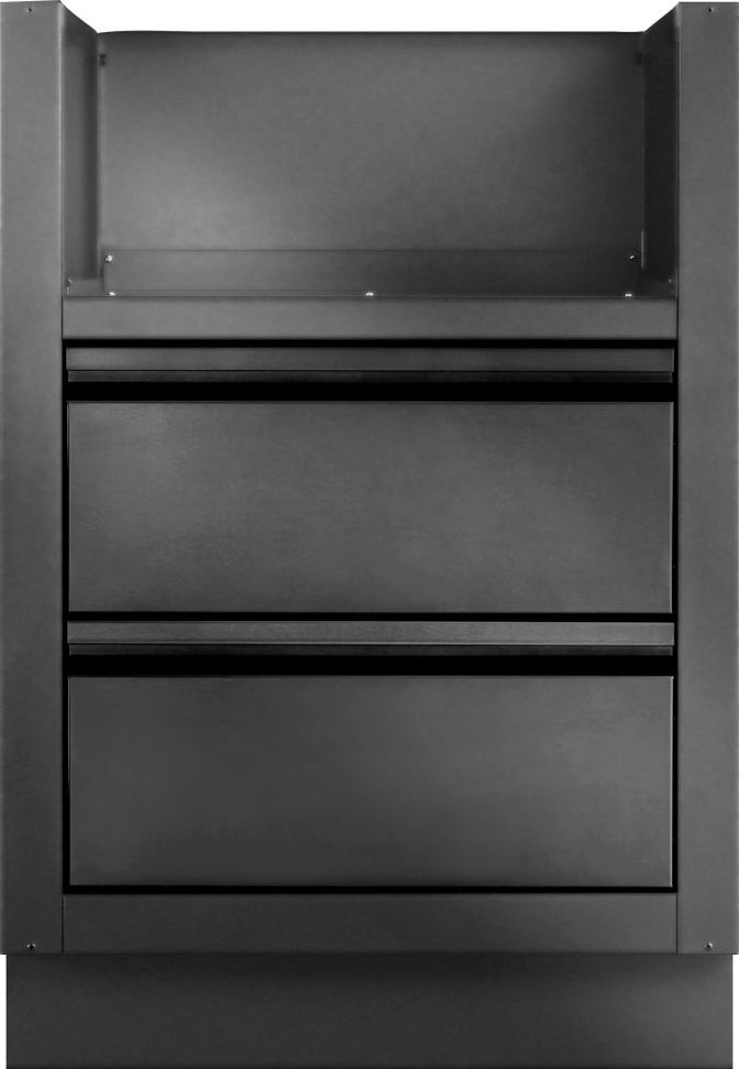 Napoleon - OASIS™ Under Grill Cabinet for Built-in 700 Series Dual Burners, Matte Black - IM-UGC18-MK-1