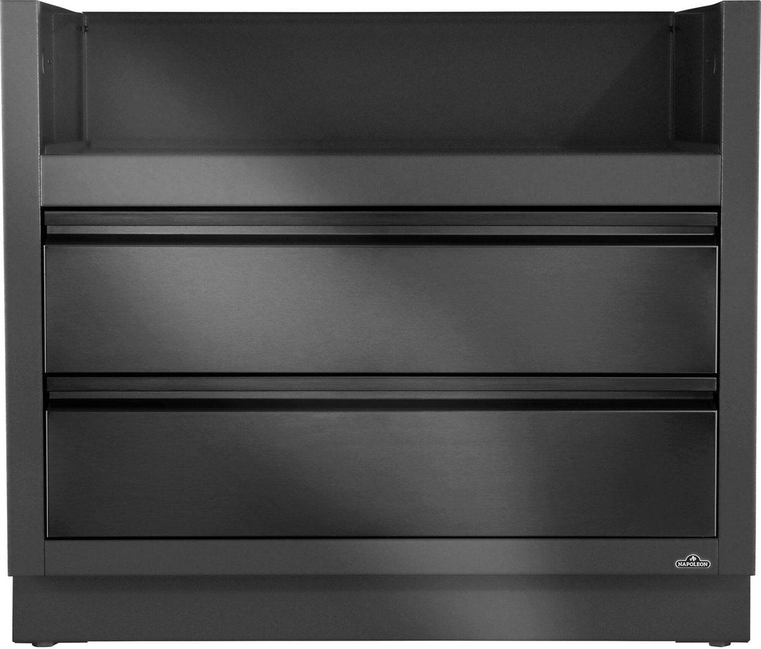 Napoleon - OASIS™ Under Grill Cabinet for Built-in Prestige® PRO 665, Matte Black - IM-UGC665-MK-1