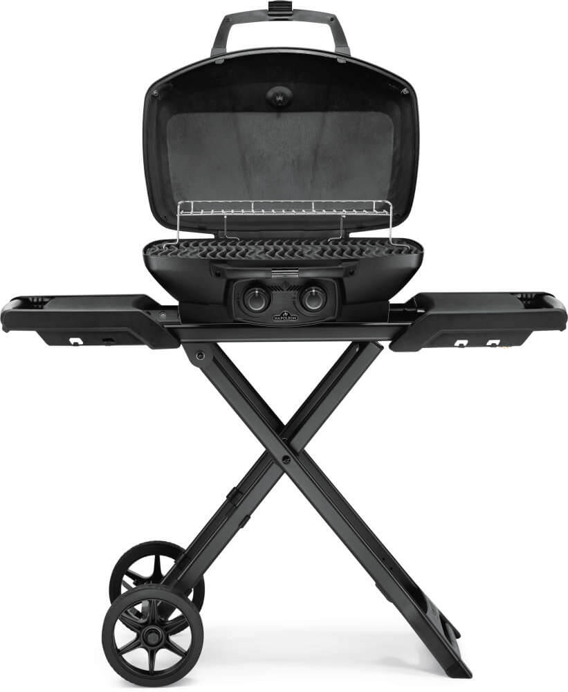 Napoleon - PHANTOM TravelQ® PRO 285 Portable Gas Grill with Scissor Cart, Matte/Matt Black - PRO285X-MK-PHM