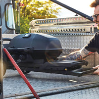 Napoleon - PHANTOM TravelQ® PRO 285 Portable Gas Grill with Scissor Cart, Matte/Matt Black - PRO285X-MK-PHM