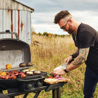 Napoleon - PHANTOM TravelQ® PRO 285 Portable Gas Grill with Scissor Cart, Matte/Matt Black - PRO285X-MK-PHM