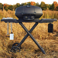 Napoleon - PHANTOM TravelQ® PRO 285 Portable Gas Grill with Scissor Cart, Matte/Matt Black - PRO285X-MK-PHM