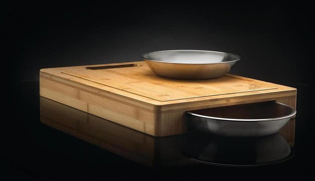 Napoleon - PRO Cutting Board with Stainless Steel Bowls - 70012