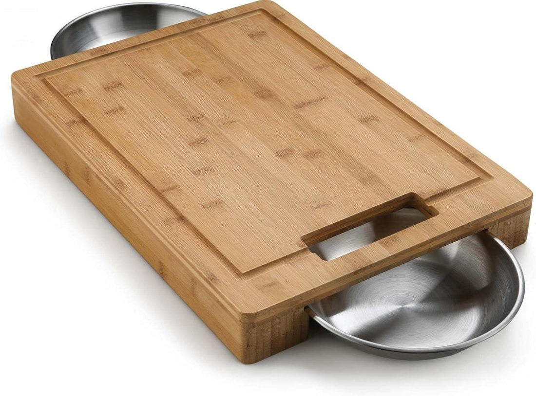 Napoleon - PRO Cutting Board with Stainless Steel Bowls - 70012